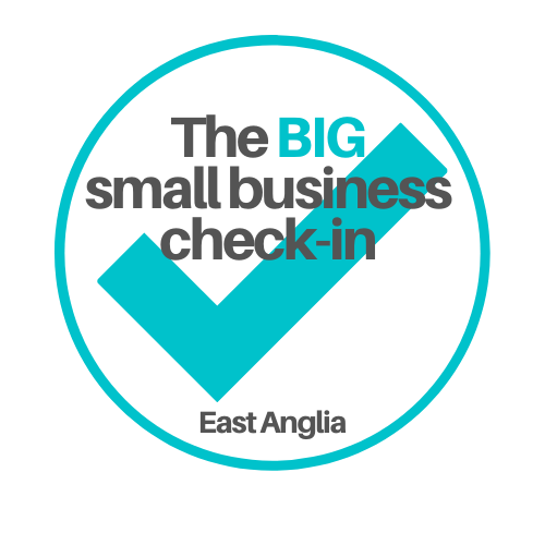 The big small business check in logo